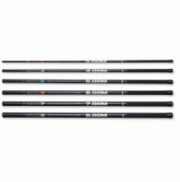 Telescopic Fiber Rod - Sensomax Tele Pole Coarse Rod - composite Carbon - From 3 to 8 meters - SVS7114X - DAM